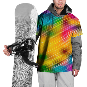 Накидка на куртку 3D с принтом RAINBOW POLYCHROME , 100% полиэстер |  | красочный | многоцветный | оттенок | пестрый | повторяющийся | полосатый | полосы | радужный | разноцветный | узор | фон | цветной | яркий