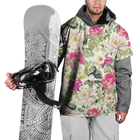 Накидка на куртку 3D с принтом Цветы Винтажные Розы , 100% полиэстер |  | flowers | букет | природа | растение | розы | флора | цветы