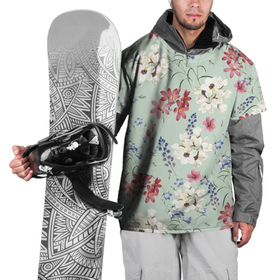 Накидка на куртку 3D с принтом Цветы Зефирантес и Магнолии в Белгороде, 100% полиэстер |  | Тематика изображения на принте: flowers | букет | зефирантес | магнолии | природа | растение | флора | цветы