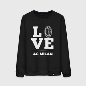 Мужской свитшот хлопок с принтом AC Milan Love Classic , 100% хлопок |  | Тематика изображения на принте: ac milan | club | football | logo | love | milan | клуб | лого | милан | мяч | символ | спорт | футбол | футболист | футболисты | футбольный