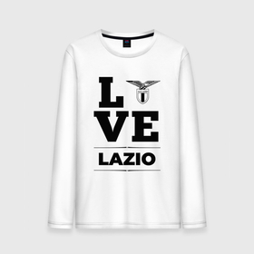 Мужской лонгслив хлопок с принтом Lazio Love Классика в Белгороде, 100% хлопок |  | club | football | lazio | logo | love | клуб | лацио | лого | мяч | символ | спорт | футбол | футболист | футболисты | футбольный