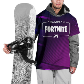 Накидка на куртку 3D с принтом Fortnite Gaming Champion: рамка с лого и джойстиком на неоновом фоне в Белгороде, 100% полиэстер |  | champion | fortnite | logo | игра | игры | краска | лого | логотип | символ | фортнайт