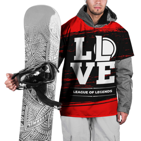 Накидка на куртку 3D с принтом League of Legends Love Классика в Новосибирске, 100% полиэстер |  | league | league of legends | legends | logo | love | игра | игры | краска | легенд | лиг оф ледженс | лига | лого | логотип | символ