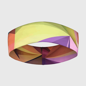 Повязка на голову 3D с принтом Geometric 3 D abstraction  Геометрическая трехмерная абстракция в Санкт-Петербурге,  |  | 3d | abstraction | color | geometry | triangle | абстракция | геометрия | треугольник | цвет