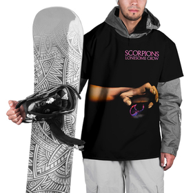 Накидка на куртку 3D с принтом Lonesome Crow   Scorpions в Петрозаводске, 100% полиэстер |  | scorpion | scorpions | группа | клаус майне | маттиас ябс | метал | микки ди | павел мончивода | рок | рудольф шенкер | скорпион | скорпионс | скорпионы | хард | хардрок | хеви | хевиметал