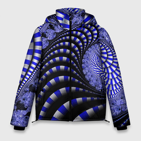 Мужская зимняя куртка 3D с принтом Неоновая спираль   Абстракция   Neon Spiral   Abstraction в городе Новоалтайск, верх — 100% полиэстер; подкладка — 100% полиэстер; утеплитель — 100% полиэстер | длина ниже бедра, свободный силуэт Оверсайз. Есть воротник-стойка, отстегивающийся капюшон и ветрозащитная планка. 

Боковые карманы с листочкой на кнопках и внутренний карман на молнии. | abstraction | neon | spiral | абстракция | неон | спираль