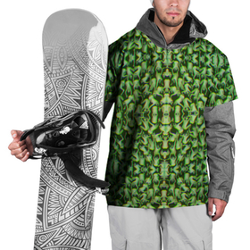 Накидка на куртку 3D с принтом Множество людей огуречного цвета в Кировске, 100% полиэстер |  | зелень | камуфляж | летний принт | люди | лягушки | огуречная толпа | огурцы | свежесть | толпа