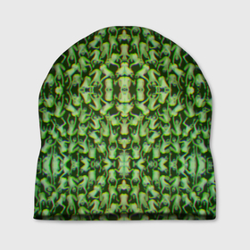 Шапка 3D с принтом Множество людей огуречного цвета в Кировске, 100% полиэстер | универсальный размер, печать по всей поверхности изделия | зелень | камуфляж | летний принт | люди | лягушки | огуречная толпа | огурцы | свежесть | толпа