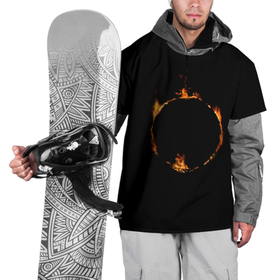Накидка на куртку 3D с принтом Знак тьмы из Dark Souls в Санкт-Петербурге, 100% полиэстер |  | Тематика изображения на принте: dark souls | elden ring | дарк соулс | знак тьмы | темная метка