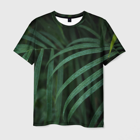 Мужская футболка 3D с принтом камуфляж тропики , 100% полиэфир | прямой крой, круглый вырез горловины, длина до линии бедер | болотный | зеленый | камуфляж | маскировка | растения | ростислав удача | тропики | тропический лес