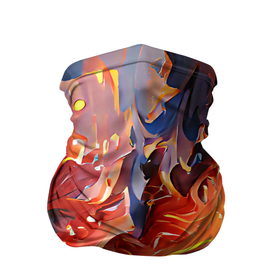 Бандана-труба 3D с принтом Lava  flame в Кировске, 100% полиэстер, ткань с особыми свойствами — Activecool | плотность 150‒180 г/м2; хорошо тянется, но сохраняет форму | abstraction | art | bright | colors | fire | flame | lava | multicoloured | positive | абстракция | арт | краски | лава | огонь | пламя | позитивный | разноцветный | рисунок | узоры | фееричный | цвета | яркий