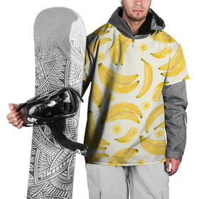 Накидка на куртку 3D с принтом Банановый Рай Лета в Курске, 100% полиэстер |  | Тематика изображения на принте: bananas | paradise | summer | бананы | лето | рай