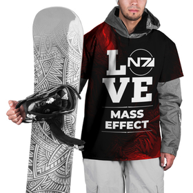 Накидка на куртку 3D с принтом Mass Effect Love Классика в Курске, 100% полиэстер |  | effect | hyperbeast | logo | love | игра | игры | лого | логотип | масс | символ | эффект