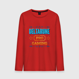 Мужской лонгслив хлопок с принтом Игра Deltarune PRO Gaming в Петрозаводске, 100% хлопок |  | Тематика изображения на принте: deltarune | logo | pro | дельтарун | игра | игры | лого | логотип | символ