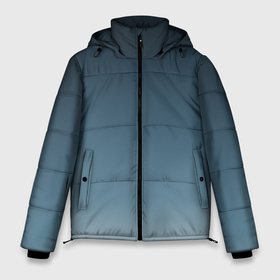 Мужская зимняя куртка 3D с принтом GRADIENT shades of blue в Белгороде, верх — 100% полиэстер; подкладка — 100% полиэстер; утеплитель — 100% полиэстер | длина ниже бедра, свободный силуэт Оверсайз. Есть воротник-стойка, отстегивающийся капюшон и ветрозащитная планка. 

Боковые карманы с листочкой на кнопках и внутренний карман на молнии. | абстракция | амбре | без | без дизайна | без лишнего | белая | белый | голубая | голубое | градиент | градиент и ничего лишнего | градиенты | на весну | на зиму | на каждый день | на лето | на осень