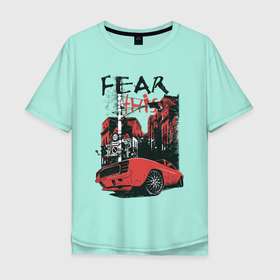Мужская футболка хлопок Oversize с принтом Fear This футболка , 100% хлопок | свободный крой, круглый ворот, “спинка” длиннее передней части | fear this | автомобили | автомобиль | гонка | гонки | город | мускул кар | плакат | стрит рэйсинг | футболка