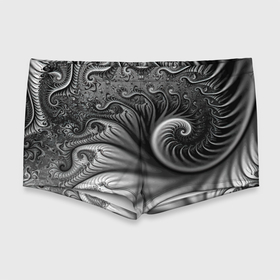 Мужские купальные плавки 3D с принтом Футуристический фрактальный абстрактный паттерн   Futuristic Fractal Abstract Pattern в Белгороде, Полиэстер 85%, Спандекс 15% |  | abstraction | fashion | fractal | future | pattern | абстракция | будущее | мода | паттерн | фрактал