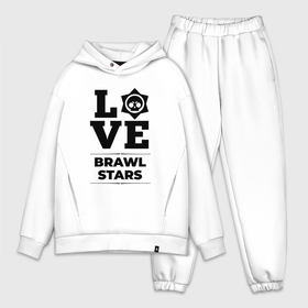 Мужской костюм хлопок OVERSIZE с принтом Brawl Stars Love Classic в Санкт-Петербурге,  |  | brawl | brawl stars | logo | love | stars | бравл | игра | игры | лого | логотип | символ | старс
