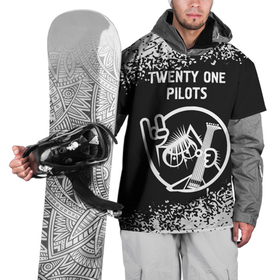 Накидка на куртку 3D с принтом Twenty One Pilots   КОТ   Краска в Тюмени, 100% полиэстер |  | band | metal | one | pilots | rock | twenty | twenty one pilots | ван | группа | кот | краска | пилотс | рок | спрей | твенти