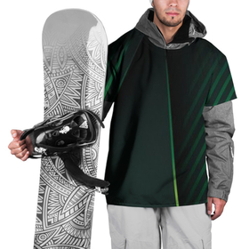 Накидка на куртку 3D с принтом Зеленые 3D полосы со свечением , 100% полиэстер |  | 3d | 3д | art | digital | green | illusion | lines | арт | графика | диджитал | зеленый | иллюзия | полосы | трехмерная | трехмерный
