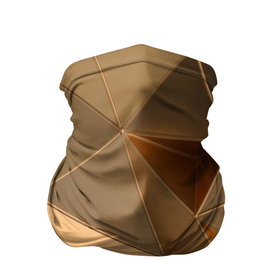 Бандана-труба 3D с принтом Золотые 3D треугольники в Белгороде, 100% полиэстер, ткань с особыми свойствами — Activecool | плотность 150‒180 г/м2; хорошо тянется, но сохраняет форму | 3d | 3д | abstract | art | digital | gold | illusion | metal | shiny | абстрактный | арт | блеск | блестящий | золотая | золото | золотой | иллюзия | металл | металлический | треугольник | трехмерная | трехмерное | трехмерный