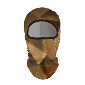 Балаклава 3D с принтом Золотые 3D треугольники в Екатеринбурге, 100% полиэстер, ткань с особыми свойствами — Activecool | плотность 150–180 г/м2; хорошо тянется, но при этом сохраняет форму. Закрывает шею, вокруг отверстия для глаз кайма. Единый размер | 3d | 3д | abstract | art | digital | gold | illusion | metal | shiny | абстрактный | арт | блеск | блестящий | золотая | золото | золотой | иллюзия | металл | металлический | треугольник | трехмерная | трехмерное | трехмерный