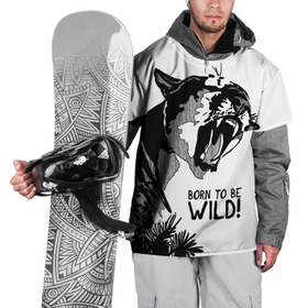 Накидка на куртку 3D с принтом Born to be wild Cougar в Тюмени, 100% полиэстер |  | angry | born to be wild | cougar | fangs | open mouth | predator | wild | дикая | злая | клыки | открытая пасть | пума | рожден быть диким | хищник