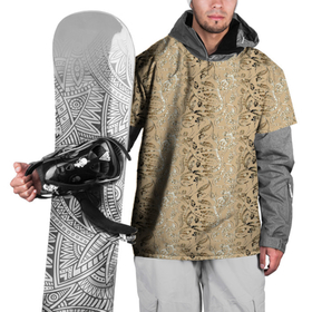 Накидка на куртку 3D с принтом Бежевые абстрактные узоры в Белгороде, 100% полиэстер |  | Тематика изображения на принте: abstract | абстракция | бутоны | геометрия | калейдоскоп | кл | линии | паттерн | текстура | узор | узоры | цветы