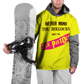Накидка на куртку 3D с принтом Never Mind the Bollocks, Heres the Sex Pistols в Кировске, 100% полиэстер |  | группа | джонни роттен | музыка | панк | панк рок | панк рок группа | рок | рок группа
