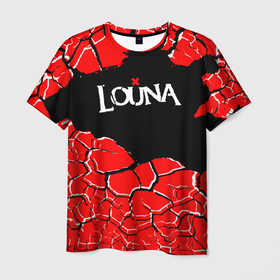 Мужская футболка 3D с принтом louna band | ТРЕЩИНЫ в Тюмени, 100% полиэфир | прямой крой, круглый вырез горловины, длина до линии бедер | louna | louna 1984 | louna band | louna official video | rock | лауна | лоуна | луна | лусинэ геворкян | музыка | наше радио | рок | русский рок