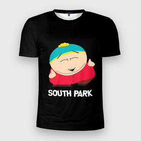 Мужская футболка 3D Slim с принтом Южный парк   Эрик (Eric) танцует в Рязани, 100% полиэстер с улучшенными характеристиками | приталенный силуэт, круглая горловина, широкие плечи, сужается к линии бедра | eric | south park | мультфильм | саус парк | сауспарк | сериал | эрик | южный парк