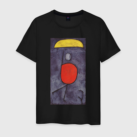 Мужская футболка хлопок с принтом With Umbrella (Жёлтый зонт) в Екатеринбурге, 100% хлопок | прямой крой, круглый вырез горловины, длина до линии бедер, слегка спущенное плечо. | абстракция | винтаж | геометрия | зонт | картина | классика | красный | минимализм | пейзаж | портрет | синий | треугольник | экспрессионизм