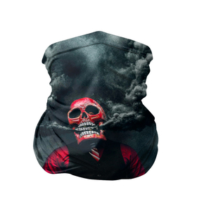 Бандана-труба 3D с принтом Smoke   Дым   Skull в Кировске, 100% полиэстер, ткань с особыми свойствами — Activecool | плотность 150‒180 г/м2; хорошо тянется, но сохраняет форму | city | skull | smoke | город | дым | дымовушка | маска черепа | облака дыма | облако дыма | темнота | человек | череп