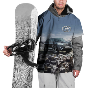 Накидка на куртку 3D с принтом Toyota Land Cruiser 200 V8 , 100% полиэстер |  | car | japan | land cruiser | mountains | nature | off road vehicle | sky | snow | stones | toyota | автомобиль | внедорожник | горы | камни | небо | природа | снег | тойота | япония