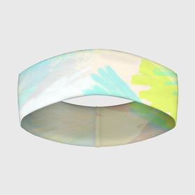 Повязка на голову 3D с принтом Сочные краски лета в Тюмени,  |  | абстрактые узоры | взрывные краски лта | летние краски | пастельные тона | радуга | узоры