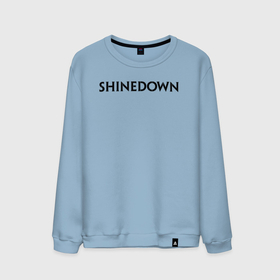 Мужской свитшот хлопок с принтом Shinedown лого в Кировске, 100% хлопок |  | brent smith | shinedown | брент смит | группа | музыка | рок | рок группа
