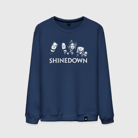 Мужской свитшот хлопок с принтом Группа Shinedown в Новосибирске, 100% хлопок |  | brent smith | shinedown | брент смит | группа | музыка | рок | рок группа