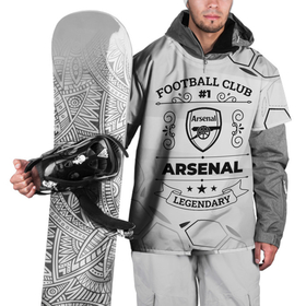 Накидка на куртку 3D с принтом Arsenal Football Club Number 1 Legendary в Тюмени, 100% полиэстер |  | arsenal | club | football | logo | paint | арсенал | брызги | клуб | краска | лого | мяч | символ | спорт | футбол | футболист | футболисты | футбольный