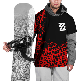 Накидка на куртку 3D с принтом Zenless Zone Zero капля арт в Кировске, 100% полиэстер |  | anime | game | games | zenless zone zero | zzz | аниме | зенлес | зенлесс зон зиро | ззз | игра | игры