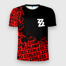 Мужская футболка 3D Slim с принтом Zenless Zone Zero капля арт в Кировске, 100% полиэстер с улучшенными характеристиками | приталенный силуэт, круглая горловина, широкие плечи, сужается к линии бедра | anime | game | games | zenless zone zero | zzz | аниме | зенлес | зенлесс зон зиро | ззз | игра | игры