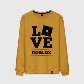 Мужской свитшот хлопок с принтом Roblox Love Classic в Новосибирске, 100% хлопок |  | logo | love | roblox | игра | игры | лого | логотип | роблокс | символ
