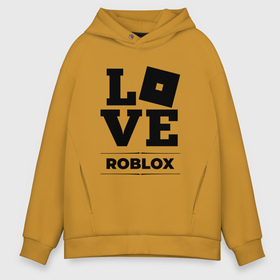 Мужское худи Oversize хлопок с принтом Roblox Love Classic в Петрозаводске, френч-терри — 70% хлопок, 30% полиэстер. Мягкий теплый начес внутри —100% хлопок | боковые карманы, эластичные манжеты и нижняя кромка, капюшон на магнитной кнопке | Тематика изображения на принте: logo | love | roblox | игра | игры | лого | логотип | роблокс | символ