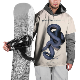 Накидка на куртку 3D с принтом How Did You Love   Shinedown в Тюмени, 100% полиэстер |  | brent smith | shinedown | брент смит | группа | музыка | рок | рок группа