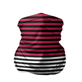 Бандана-труба 3D с принтом Красно коричневый полосатый узор в Новосибирске, 100% полиэстер, ткань с особыми свойствами — Activecool | плотность 150‒180 г/м2; хорошо тянется, но сохраняет форму | striped pattern | stripes | коричневый | красный | полосы | черные полосы