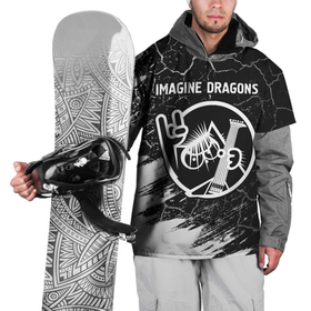 Накидка на куртку 3D с принтом Imagine Dragons   КОТ   Краски в Екатеринбурге, 100% полиэстер |  | band | dragons | imagine | imagine dragons | metal | rock | группа | драгонс | имеджин | кот | краска | рок