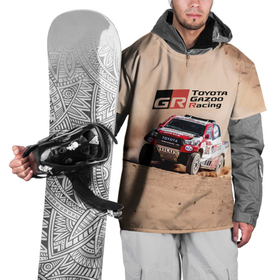 Накидка на куртку 3D с принтом Toyota Gazoo Racing   Desert   Rally в Петрозаводске, 100% полиэстер |  | car | competition | off road vehicle | racing | rally | toyota | автомобиль | внедорожник | гонка | пустыня | ралли | соревнование | тойота