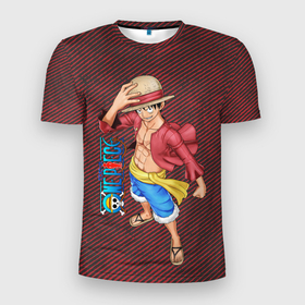 Мужская футболка 3D Slim с принтом Луффи  One Piece или  Большой куш в Кировске, 100% полиэстер с улучшенными характеристиками | приталенный силуэт, круглая горловина, широкие плечи, сужается к линии бедра | one piece | аниме | большой куш | капитан | монки д. луффи | соломенная шляпа