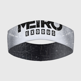 Повязка на голову 3D с принтом METRO  ЛОГОТИП в Екатеринбурге,  |  | emblem | exodus | horror | logo | metro 2033 | metro exodus | survival | игры | исход | лого | логотип | метро | метро 2035 | эмблема