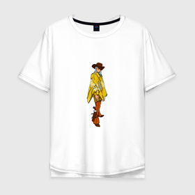 Мужская футболка хлопок Oversize с принтом COWBOY GIRL в Кировске, 100% хлопок | свободный крой, круглый ворот, “спинка” длиннее передней части | аниме | девушка | забавная | ковбой | ковбойская шляпа | милая | ранчо | техас