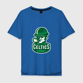 Мужская футболка хлопок Oversize с принтом Celtics Team в Петрозаводске, 100% хлопок | свободный крой, круглый ворот, “спинка” длиннее передней части | basketball | boston | celtics | game | nba | sport | баскетбол | баскетболист | бостон | игра | мяч | нба | селтикс | спорт | спортсмен
